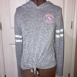 Abercrombie Kids Gray Hooded Shirt